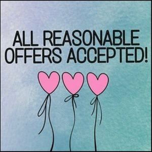 Please feel free to make a reasonable offer.